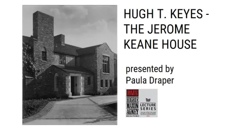 black and white photo of the Jerome Keane House