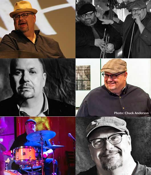 Collage of photos of RJ Spangler